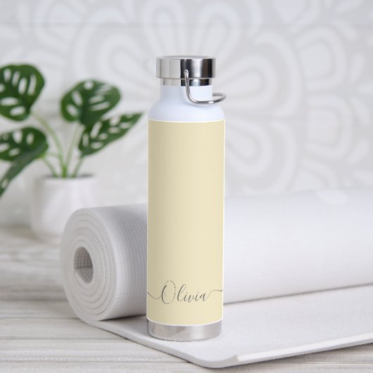 D'eau PixDezines crème vanille do-it-yourself bouteille (Yoga)