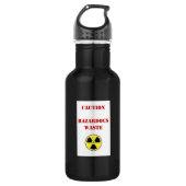 D'eau prudence bouteille de déchets dangereux (Devant)