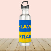 D'eau Slava Ukraini Blue Yellow Sunflowers Bouteille d'e