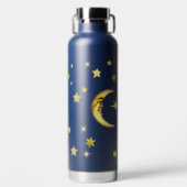 D'eau Soleil, Lune et Étoiles 🌞 🌜 ⭐ isolante Bouteille (Avant)