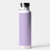 D'eau Tendance Couleur Douce Violet Monogramme Bouteille (Plage)