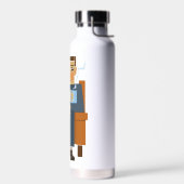 D'eau Un homme boit du café Bouteille (Gauche)