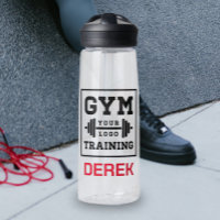 Votre Logo Ici Fitness Salle De Sport Bouteille D'