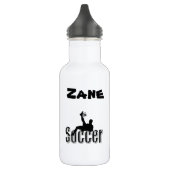 D'eau Zane Nom Avec Conception De Football, Bouteille D' (Gauche)