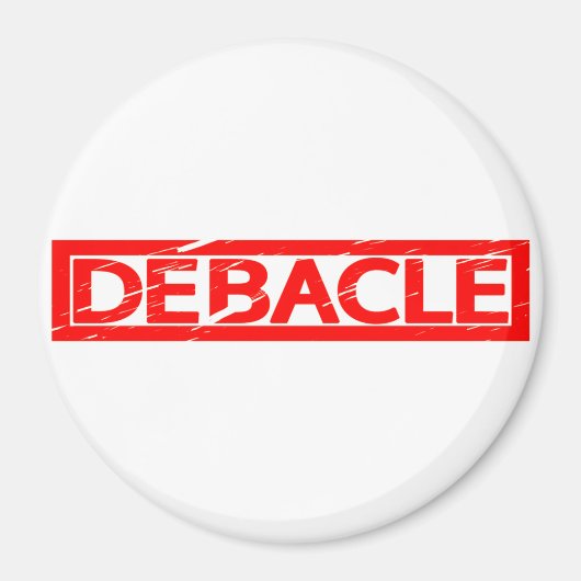 Debacle Stamp Magneet (Voorkant)