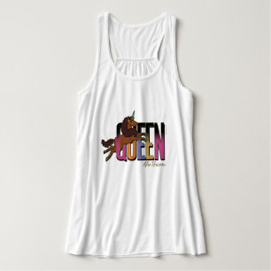 Débardeur Afro Unicorn Queen Design