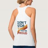 Débardeur Alimenté par le feu (Dos)