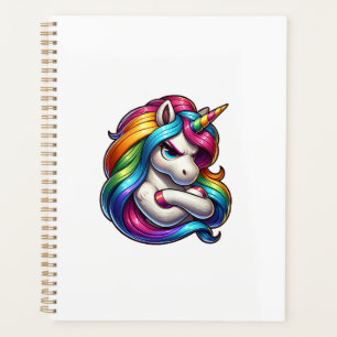 Débardeur artistique licorne à crinière arc-en-cie