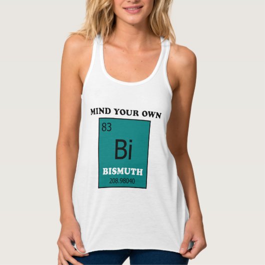 Débardeur Attention à votre propre bismuth (Devant)
