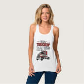 Débardeur Best Truckin Dad Ever Vintage Truck Shirt Design_1 (Devant entier)