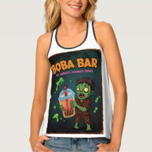 Boba Bar – The Undead’s Favorite Drink! Tank Top