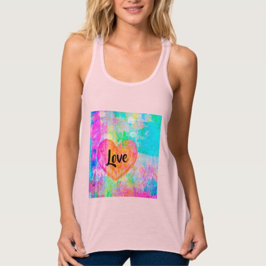 Débardeur Boho Heart Love (Devant)