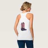 Débardeur Bottes Americana Cowboy | Vous Customisez (Dos entier)