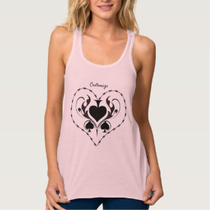 Débardeur Câble Barbelé Coeur Black Spades Thunder_Cove