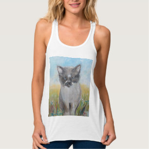 Débardeur Chat Animaux Secourus Chaussure de neige Siamese M