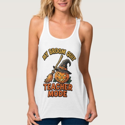 Débardeur Chemise de professeur Halloween drôle conception d (Devant)