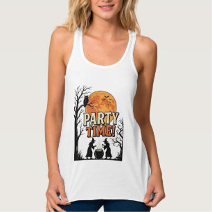 Débardeur Chemise de sorcière de chaudron de fête d'Hallowee
