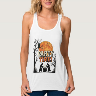 Débardeur Chemise de sorcière de chaudron de fête d'Hallowee