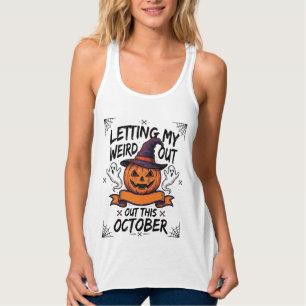 Débardeur Chemise drôle d'Halloween avec des fantômes de cit