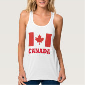 Débardeur Chemise faite sur commande de jour du Canada (Devant)