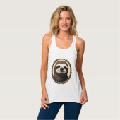 Débardeur Classic Sloth Engraving Nature Shirt (1) (Devant entier)