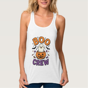 Débardeur Conception de chemise Halloween Citrouille Fantôme