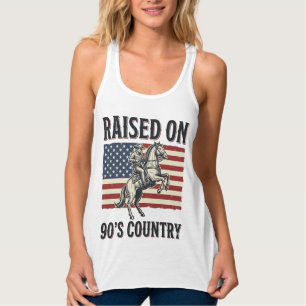 Débardeur Conçu pour Chemise Western Cowboy Country 90s_
