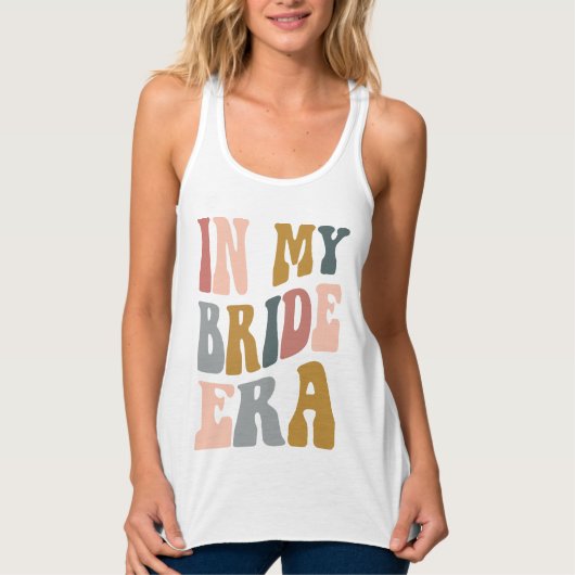 Débardeur Dans Mon Era Mariée Boho Mariage Cadeau (Devant)
