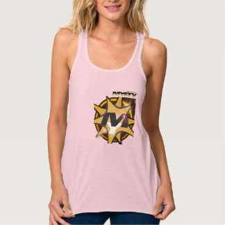 Débardeur de course à dos de fleurs de MYETV (rose