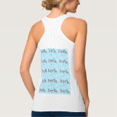 Débardeur de course à dos fleurie de la ceinture f (Dos)