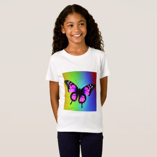 Débardeur de T-shirt papillon (Devant entier)