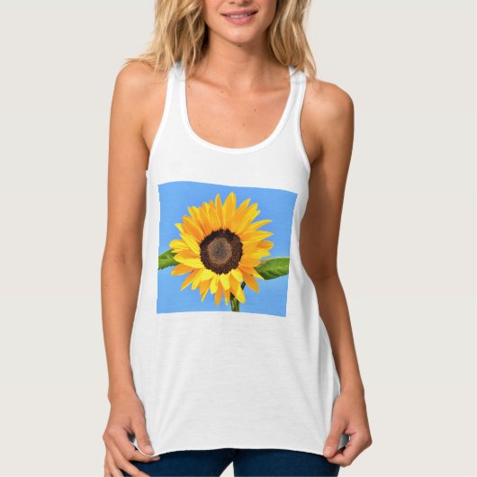 Débardeur de tournesol jaune (Devant)