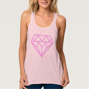 Débardeur diamants roses