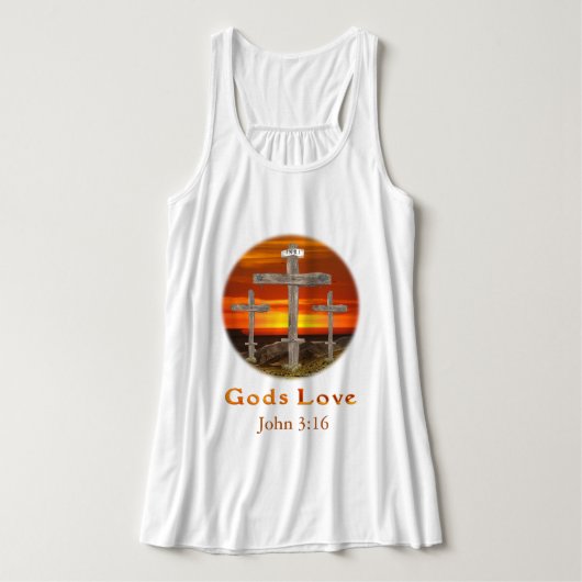 Débardeur Dieu aime (Design devant)