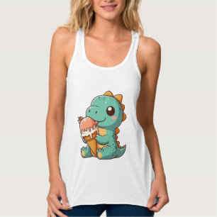 Débardeur Dino mignonne de glace mangeur