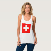 Débardeur Drapeau suisse (Suisse) (Devant entier)