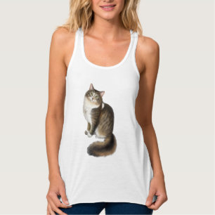 Débardeur Duffy le réservoir de dames Racerback de chat de