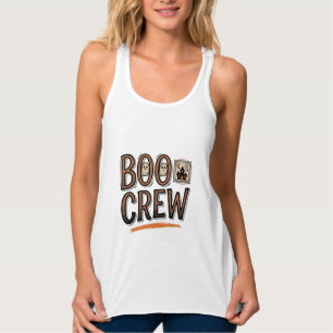 Débardeur Équipe Boo Chemise Vintage Halloween Gravure Desig