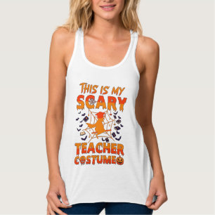 Débardeur Est Costume d'enseignant effrayant Halloween Sorci