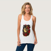 Débardeur Evoke Gothic Splendor : Glamour Encre-Punk (Devant entier)