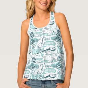 Débardeur Fantastic Beasts Motif bleu