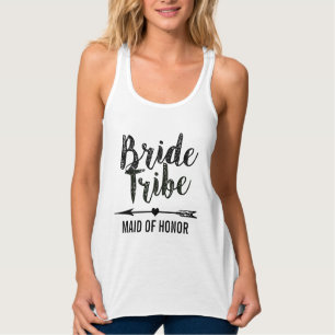 Débardeur Femme de tribu Maid OF Honor (Personnaliser)