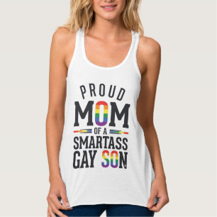 Débardeur Fière maman d'un fils gay insolent Vintage T-shirt