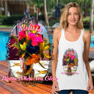 Débardeur Fleurir là où tu brilles PM0001