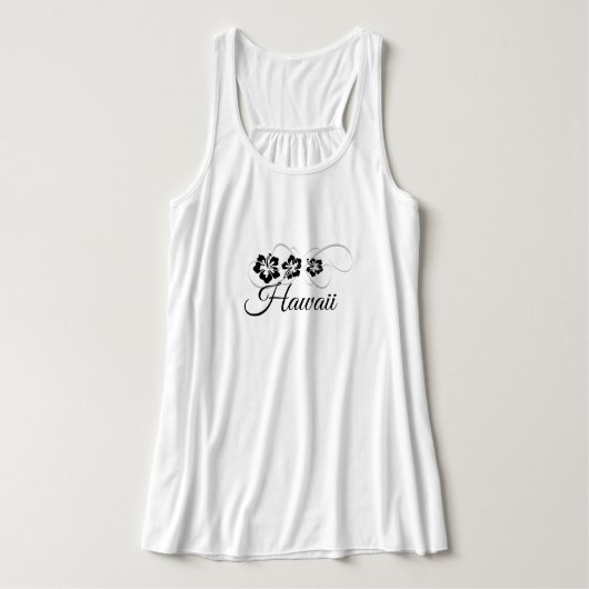 Débardeur Fleurs Débardeurs-Hawaii-Fleurs Tropicales (Design devant)