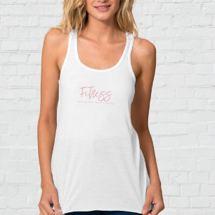 Débardeur Formateur personnel   Rose & Blanc Personnalisé