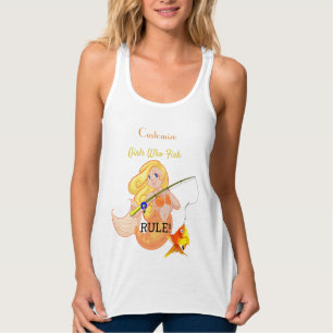 Débardeur Funny Pêche Fille Sirène Thunder_Cove