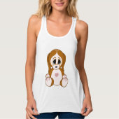 Débardeur Galets le T-shirt chiot (Devant)