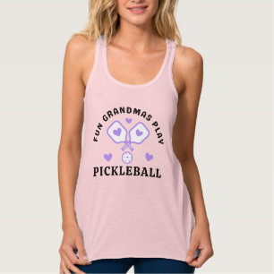 Débardeur Grandmas amusants Jouer Pickleball