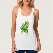 Débardeur Happy St. Patrick's Rabbit Tank Top (Devant)